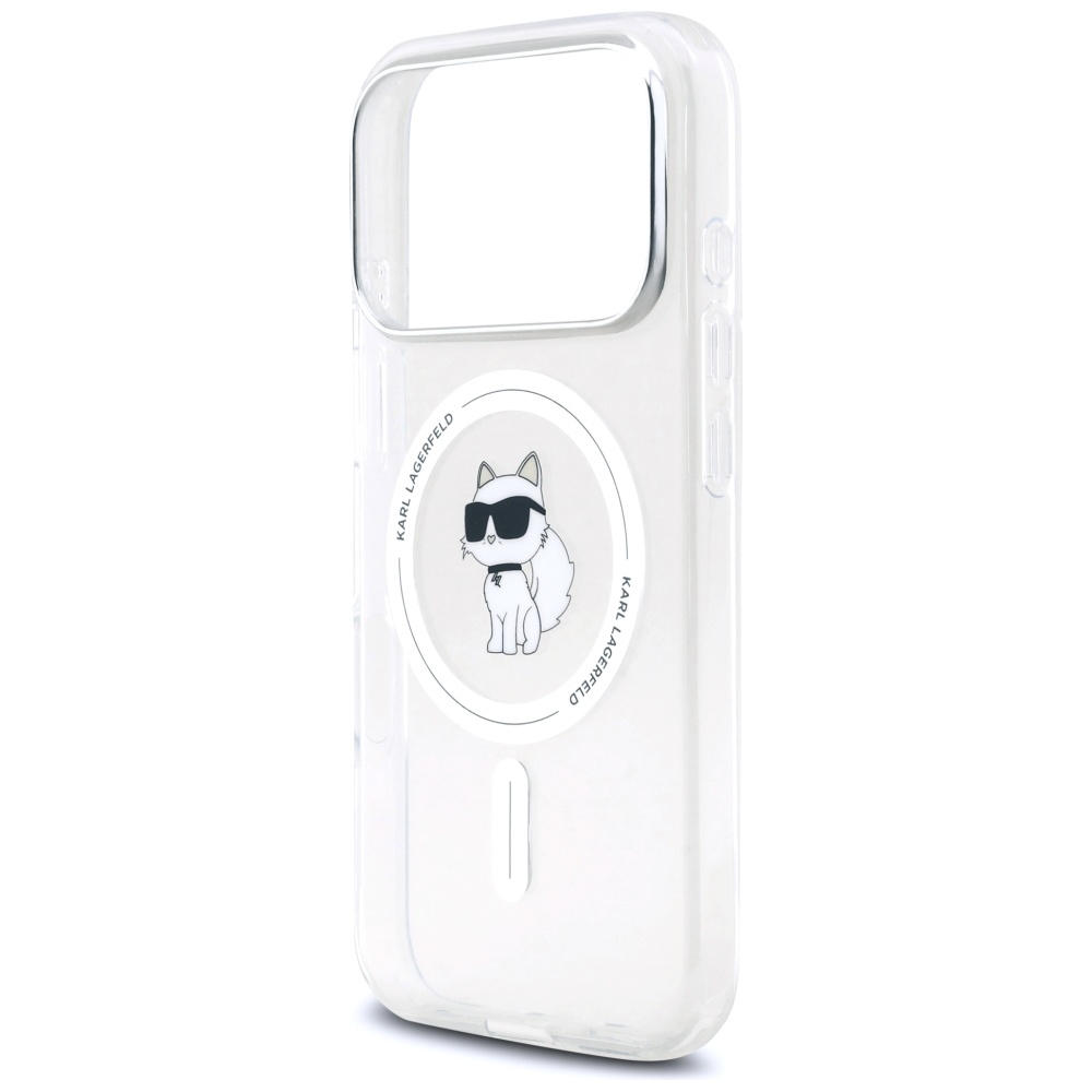 iTok webáruház - Karl Lagerfeld Karl Lagerfeld IML Choupette MagSafe tok iPhone 17 Pro Max készülékhez (átlátszó) 6 Karl Lagerfeld IML Choupette MagSafe Case for iPhone 17 Pro Max (átlátszó)