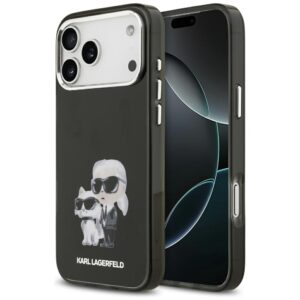 Karl Lagerfeld IML Aquarelle MagSafe tok iPhone 17 Pro készülékhez (fekete)