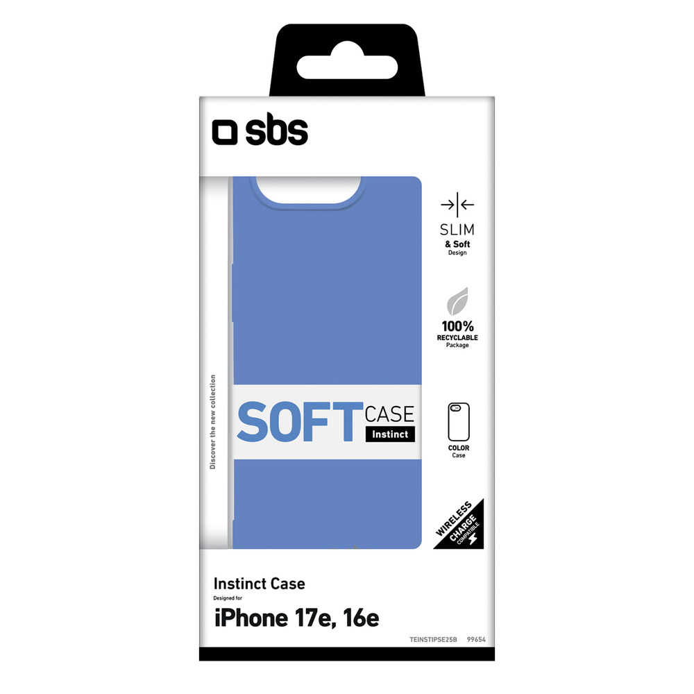 iTok webáruház - SBS SBS Instinct tok iPhone 16e / 17e készülékhez (kék) 2 SBS Instinct Case for iPhone 16e / 17e (kék)