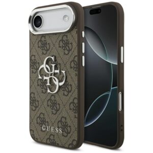 Guess 4G Big 4G Classic Logo tok iPhone 17 Air készülékhez (barna és ezüst)