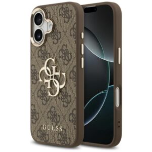 Guess 4G Big 4G Classic Logo tok iPhone 17-hez (barna és arany)