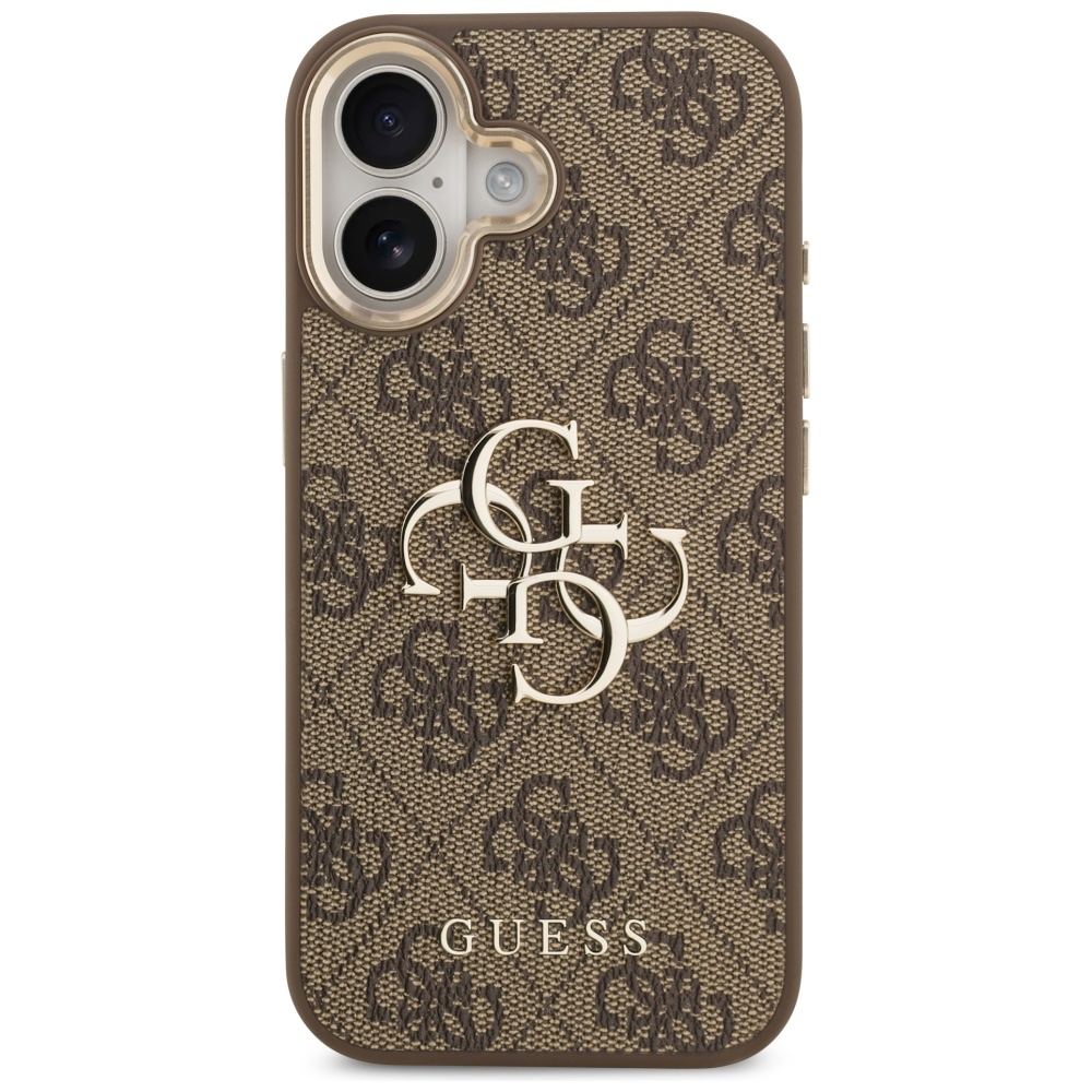 iTok webáruház - Guess Guess 4G Big 4G Classic Logo tok iPhone 17-hez (barna és arany) 3 Guess 4G Big 4G Classic Logo Case for iPhone 17 (barna és arany)