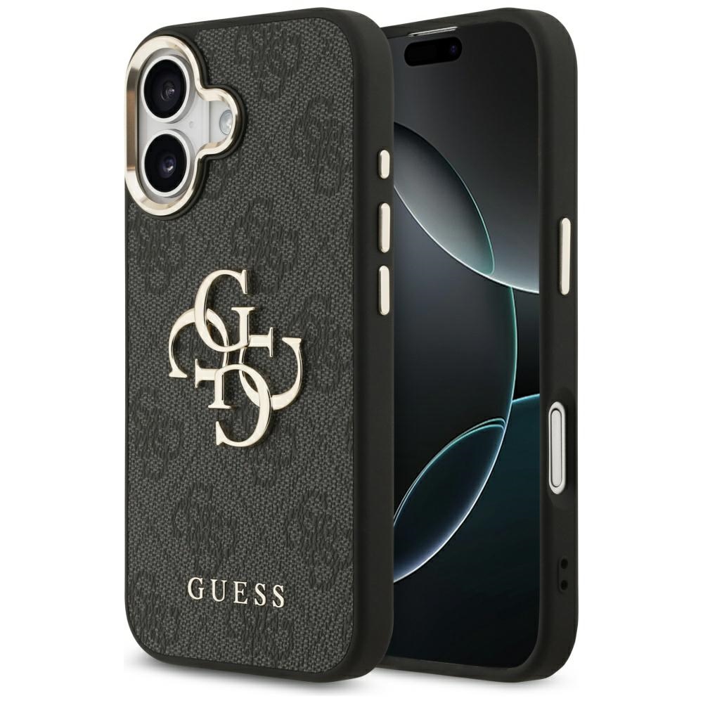 iTok webáruház - Guess Guess 4G Big 4G Classic Logo iPhone 17 tok (fekete és arany) 1 Guess 4G Big 4G Classic Logo Case for iPhone 17 (fekete és arany)