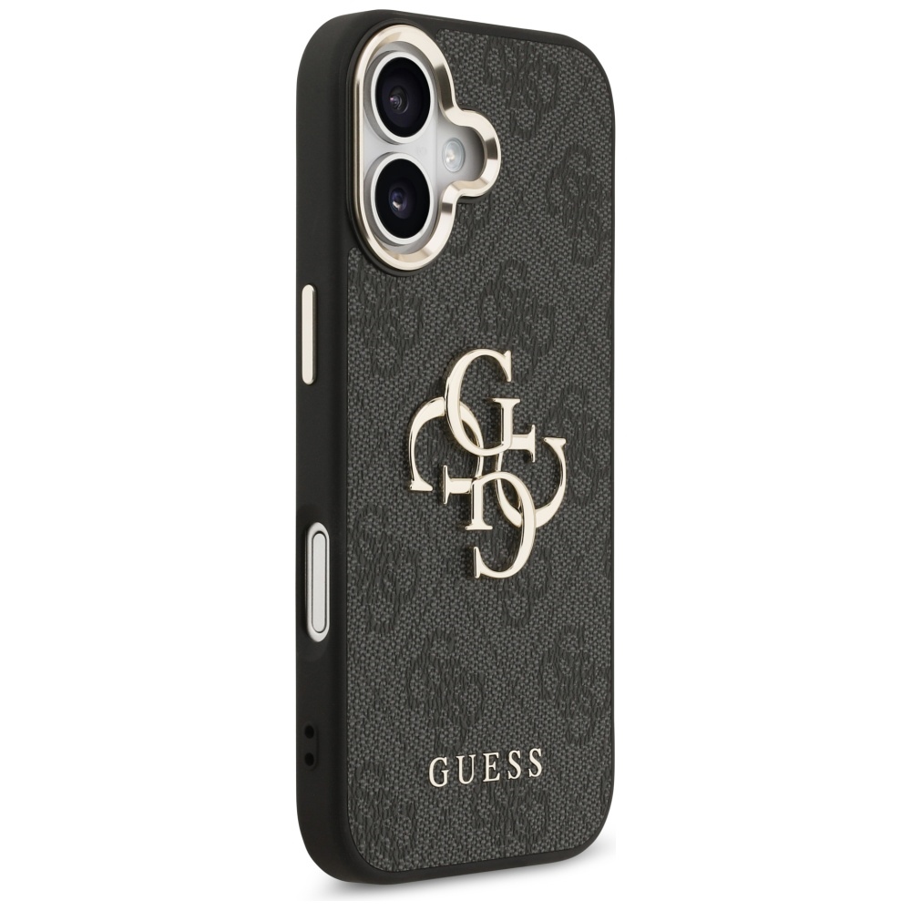 iTok webáruház - Guess Guess 4G Big 4G Classic Logo iPhone 17 tok (fekete és arany) 4 Guess 4G Big 4G Classic Logo Case for iPhone 17 (fekete és arany)