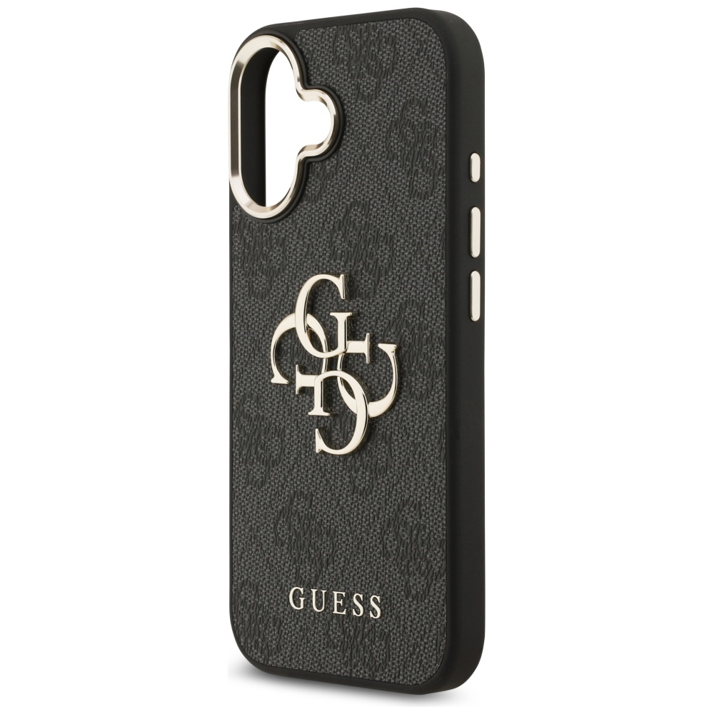 iTok webáruház - Guess Guess 4G Big 4G Classic Logo iPhone 17 tok (fekete és arany) 6 Guess 4G Big 4G Classic Logo Case for iPhone 17 (fekete és arany)