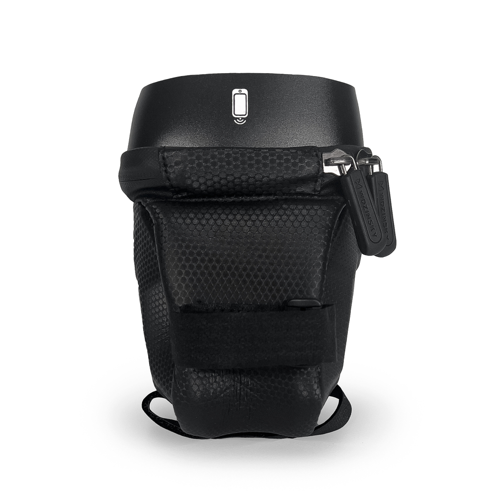 iTok webáruház - Wozinsky Wozinsky WBB28BK 1,7 l kerékpáros váztáska telefontartóval, fekete 3 Wozinsky Bike Frame Bag with Phone Case 1.7L Black (WBB28BK)