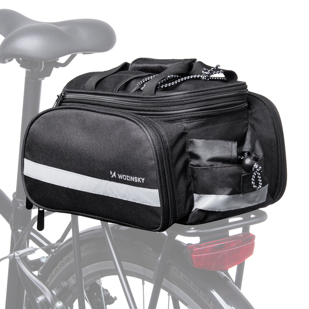 iTok webáruház - Wozinsky Wozinsky WBB36BK 27L kerékpáros csomagtartótáska (fekete) 1 Wozinsky WBB36BK 27L Bike Bag (fekete)