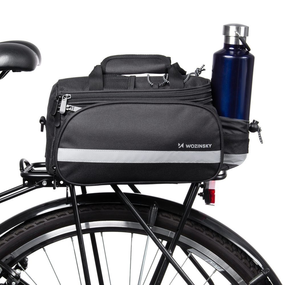 iTok webáruház - Wozinsky Wozinsky WBB36BK 27L kerékpáros csomagtartótáska (fekete) 2 Wozinsky WBB36BK 27L Bike Bag (fekete)