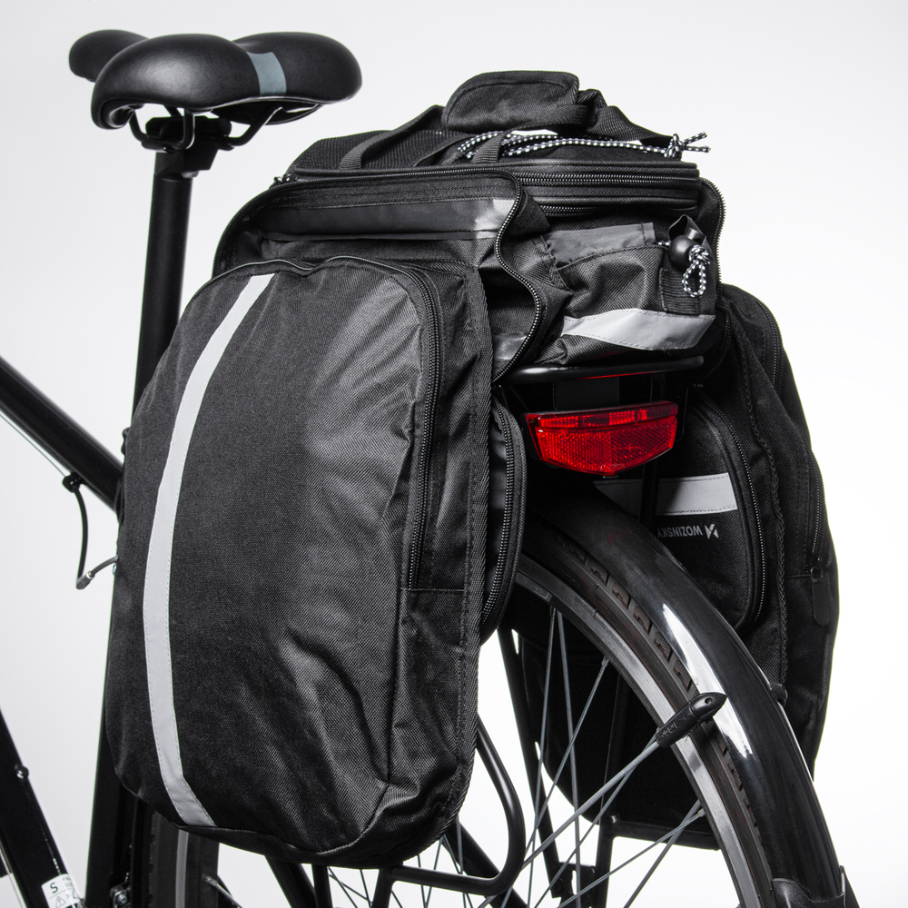 iTok webáruház - Wozinsky Wozinsky WBB36BK 27L kerékpáros csomagtartótáska (fekete) 4 Wozinsky WBB36BK 27L Bike Bag (fekete)
