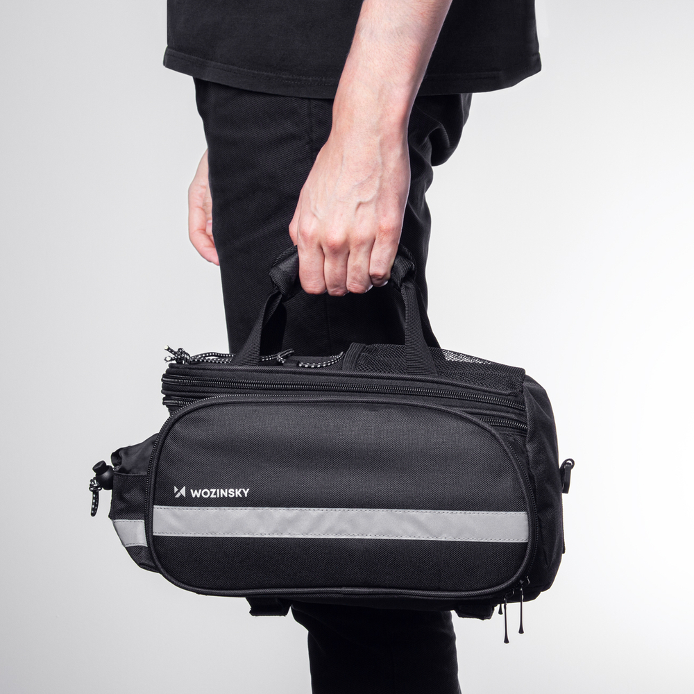 iTok webáruház - Wozinsky Wozinsky WBB36BK 27L kerékpáros csomagtartótáska (fekete) 6 Wozinsky WBB36BK 27L Bike Bag (fekete)