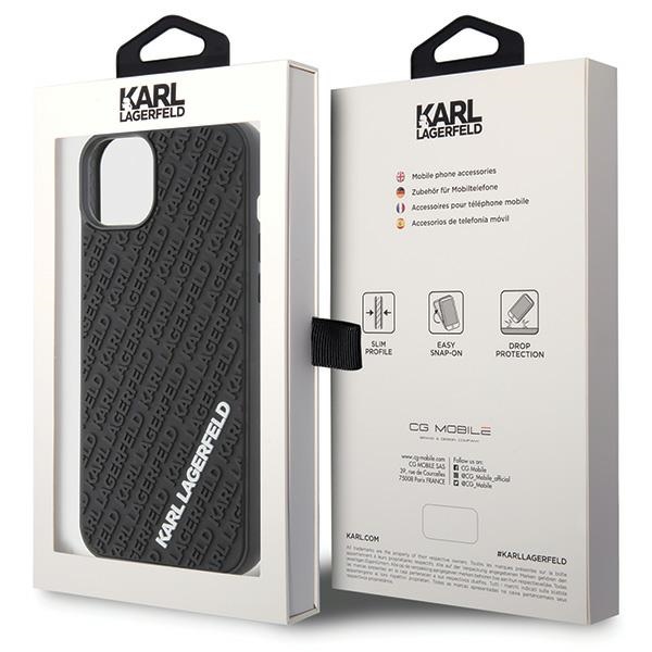 iTok webáruház - Karl Lagerfeld Karl Lagerfeld 3D Rubber Multi Logo tok iPhone 15 Plus / 14 Plus készülékhez (fekete) 8 Karl Lagerfeld 3D Rubber Multi Logo case for iPhone 15 Plus (fekete)