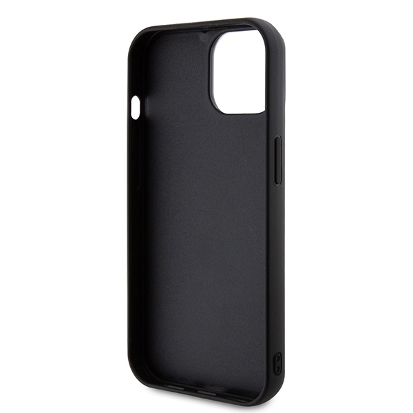 iTok webáruház - Karl Lagerfeld Karl Lagerfeld 3D Rubber Glitter Logo tok iPhone 15-höz (fekete) 7 Karl Lagerfeld 3D Rubber Glitter Logo case for iPhone 15 (fekete)