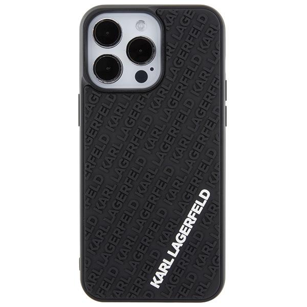 iTok webáruház - Karl Lagerfeld Karl Lagerfeld 3D Rubber Multi Logo tok iPhone 15 Pro Max készülékhez (fekete) 3 Karl Lagerfeld 3D Rubber Multi Logo case for iPhone 15 Pro Max (fekete)