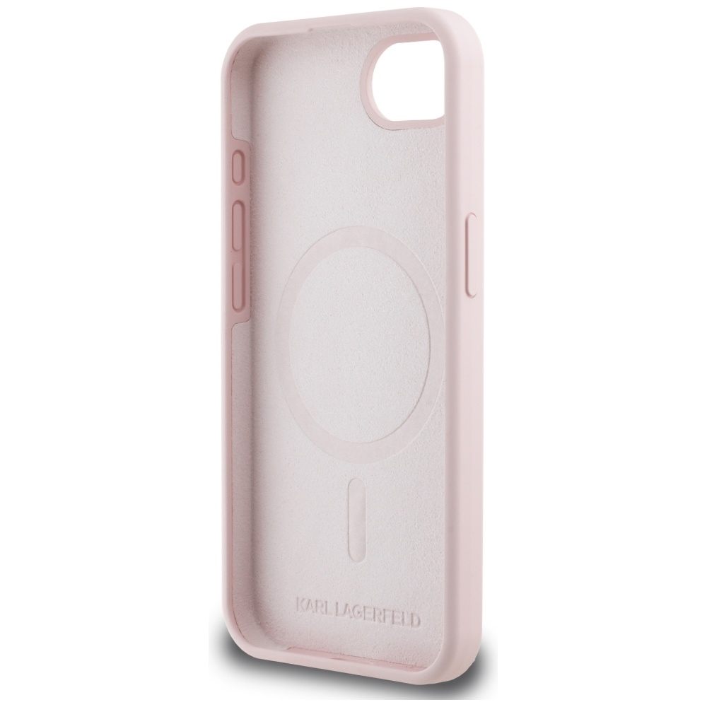 iTok webáruház - Karl Lagerfeld Karl Lagerfeld Silicone Karl&Choupette Heads MagSafe tok iPhone 16e készülékhez (rózsaszín) 7 Karl Lagerfeld Silicone Karl&Choupette Heads MagSafe iPhone 16e Case (rózsaszín)