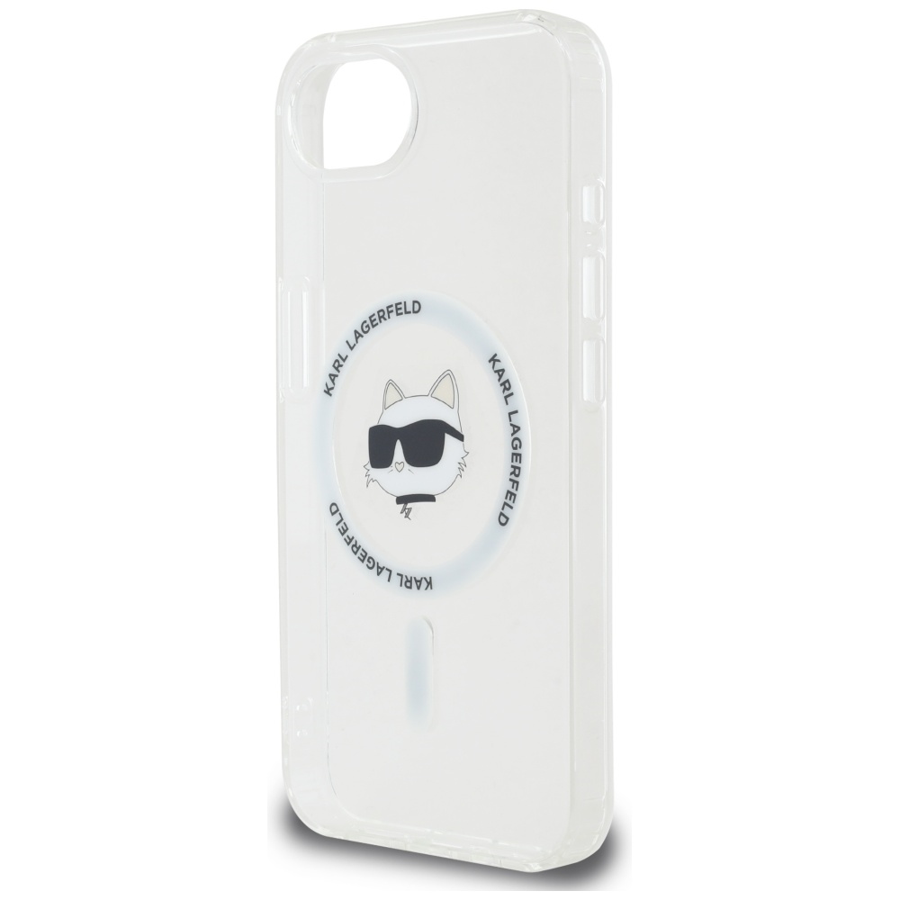 iTok webáruház - Karl Lagerfeld Karl Lagerfeld IML Metal Choupette Head MagSafe tok iPhone 16e készülékhez (fehér) 6 Karl Lagerfeld IML Metal Choupette Head MagSafe iPhone 16e Case (fehér)