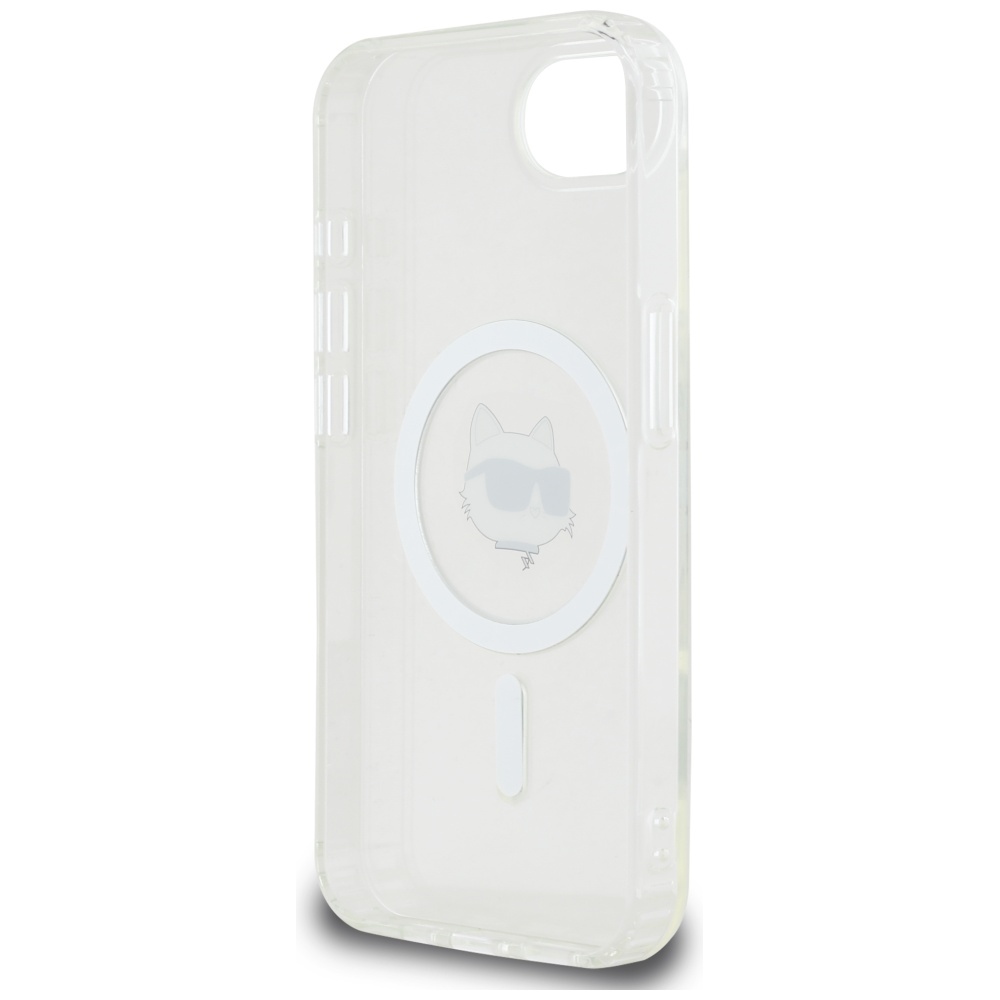 iTok webáruház - Karl Lagerfeld Karl Lagerfeld IML Metal Choupette Head MagSafe tok iPhone 16e készülékhez (fehér) 7 Karl Lagerfeld IML Metal Choupette Head MagSafe iPhone 16e Case (fehér)