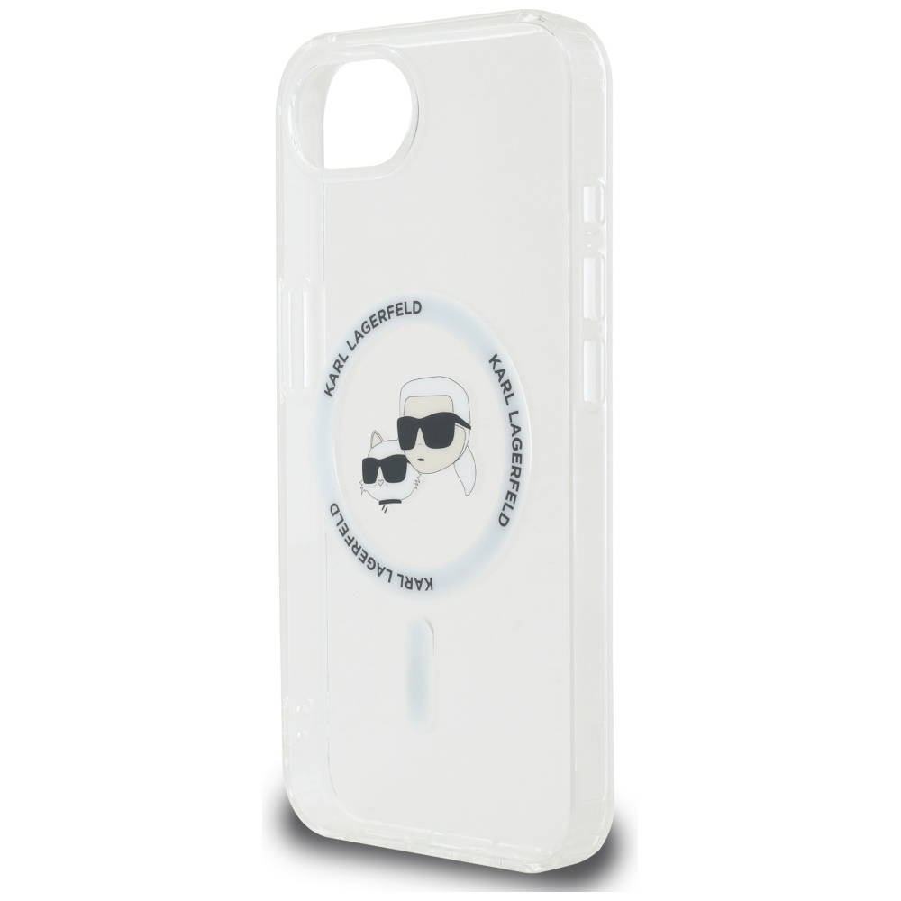 iTok webáruház - Karl Lagerfeld Karl Lagerfeld IML Metal Karl & Choupette Heads MagSafe tok iPhone 16e készülékhez (fehér) 6 Karl Lagerfeld IML Metal Karl & Choupette Heads MagSafe iPhone 16e Case (fehér)