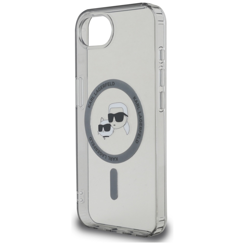iTok webáruház - Karl Lagerfeld Karl Lagerfeld IML Metal Karl & Choupette Heads MagSafe tok iPhone 16e készülékhez (fekete) 6 Karl Lagerfeld IML Metal Karl & Choupette Heads MagSafe iPhone 16e Case (fekete)