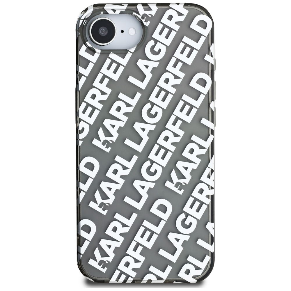 iTok webáruház - Karl Lagerfeld Karl Lagerfeld IML Repeat Logo tok iPhone 16e készülékhez (ezüst) 3 Karl Lagerfeld IML Repeat Logo case for iPhone 16e (ezüst)