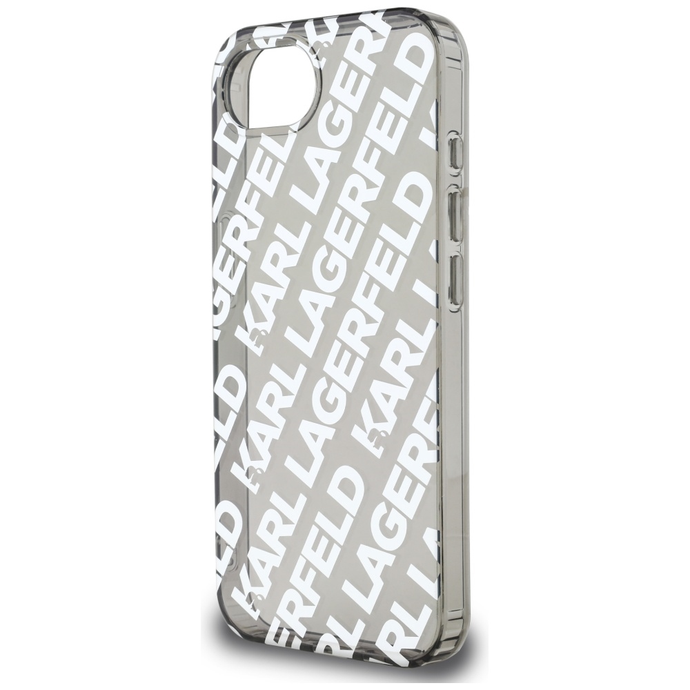 iTok webáruház - Karl Lagerfeld Karl Lagerfeld IML Repeat Logo tok iPhone 16e készülékhez (ezüst) 5 Karl Lagerfeld IML Repeat Logo case for iPhone 16e (ezüst)