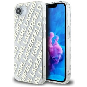 Karl Lagerfeld IML Repeat Logo tok iPhone 16e készülékhez (arany)