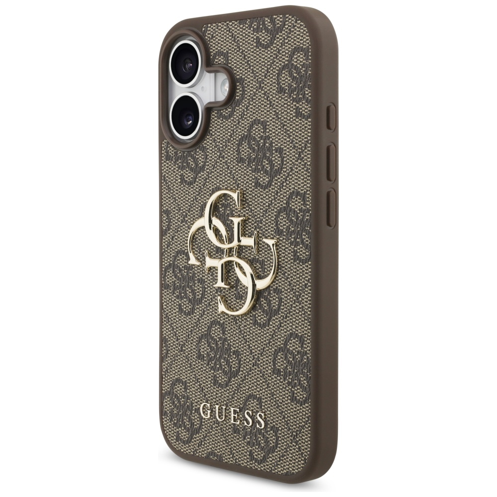 iTok webáruház - Guess Guess 4G Big Logo tok iPhone 17-hez (barna) 2 Guess 4G Big Logo Case for iPhone 17 (barna)