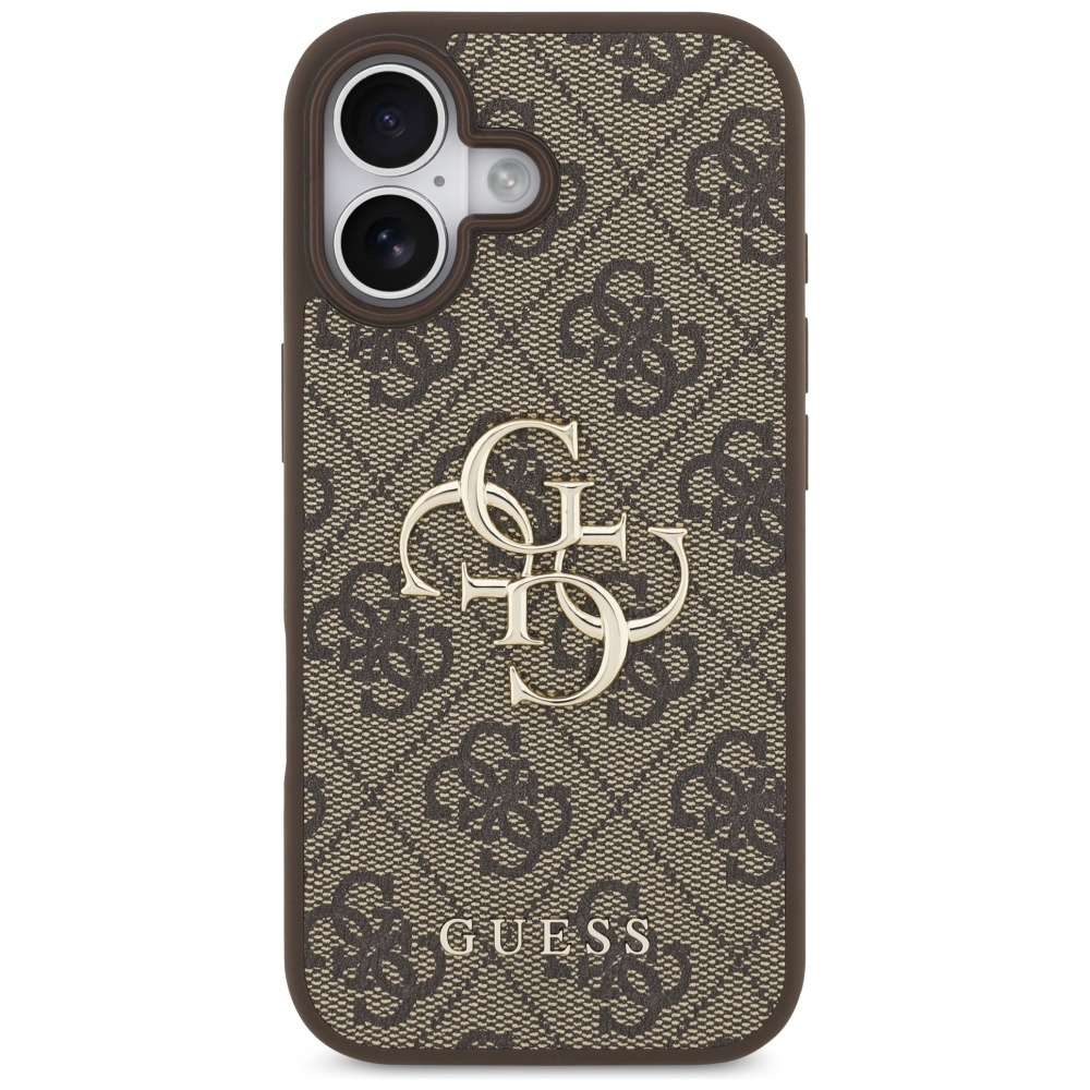 iTok webáruház - Guess Guess 4G Big Logo tok iPhone 17-hez (barna) 3 Guess 4G Big Logo Case for iPhone 17 (barna)