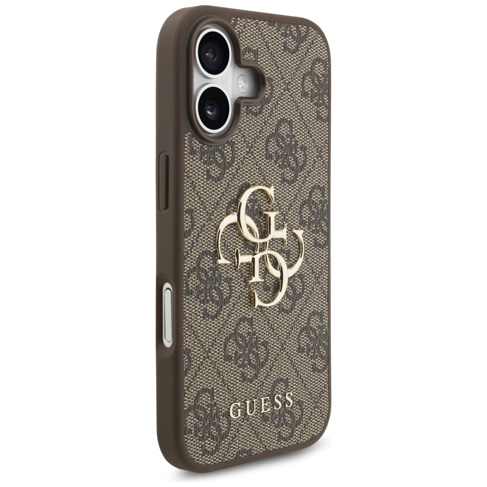 iTok webáruház - Guess Guess 4G Big Logo tok iPhone 17-hez (barna) 4 Guess 4G Big Logo Case for iPhone 17 (barna)
