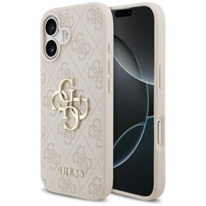 Guess 4G Big Logo tok iPhone 17 készülékhez (rózsaszín)