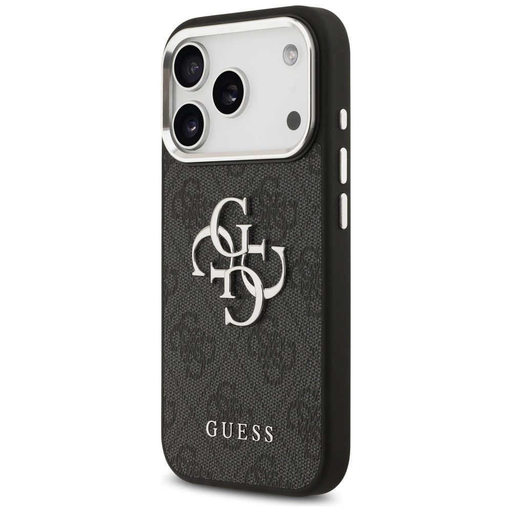 iTok webáruház - Guess Guess 4G Big 4G Classic Logo iPhone 17 Pro tok (fekete) 2 Guess 4G Big 4G Classic Logo case for iPhone 17 Pro (fekete)