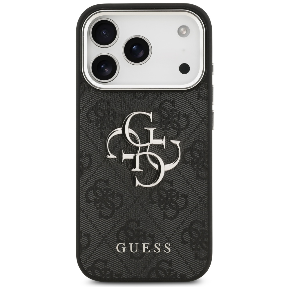 iTok webáruház - Guess Guess 4G Big 4G Classic Logo iPhone 17 Pro tok (fekete) 3 Guess 4G Big 4G Classic Logo case for iPhone 17 Pro (fekete)