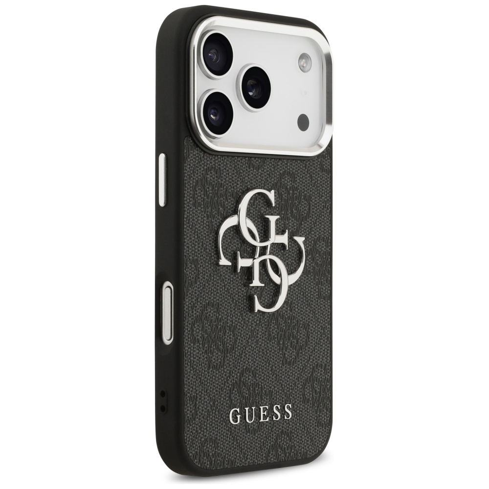 iTok webáruház - Guess Guess 4G Big 4G Classic Logo iPhone 17 Pro tok (fekete) 4 Guess 4G Big 4G Classic Logo case for iPhone 17 Pro (fekete)