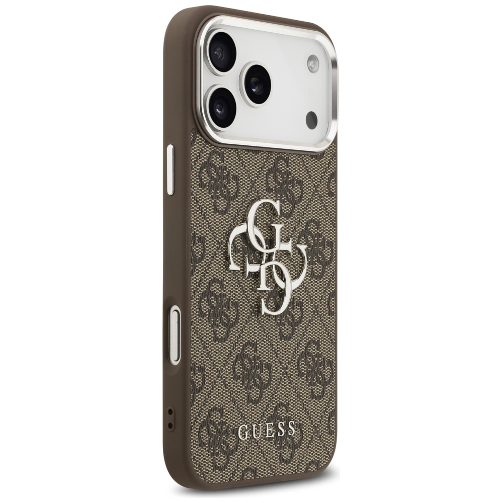 iTok webáruház - Guess Guess 4G Big 4G Classic Logo tok iPhone 17 Pro Max készülékhez, barna (ezüst) 4 Guess 4G Big 4G Classic Logo Case for iPhone 17 Pro Max Brown (ezüst)