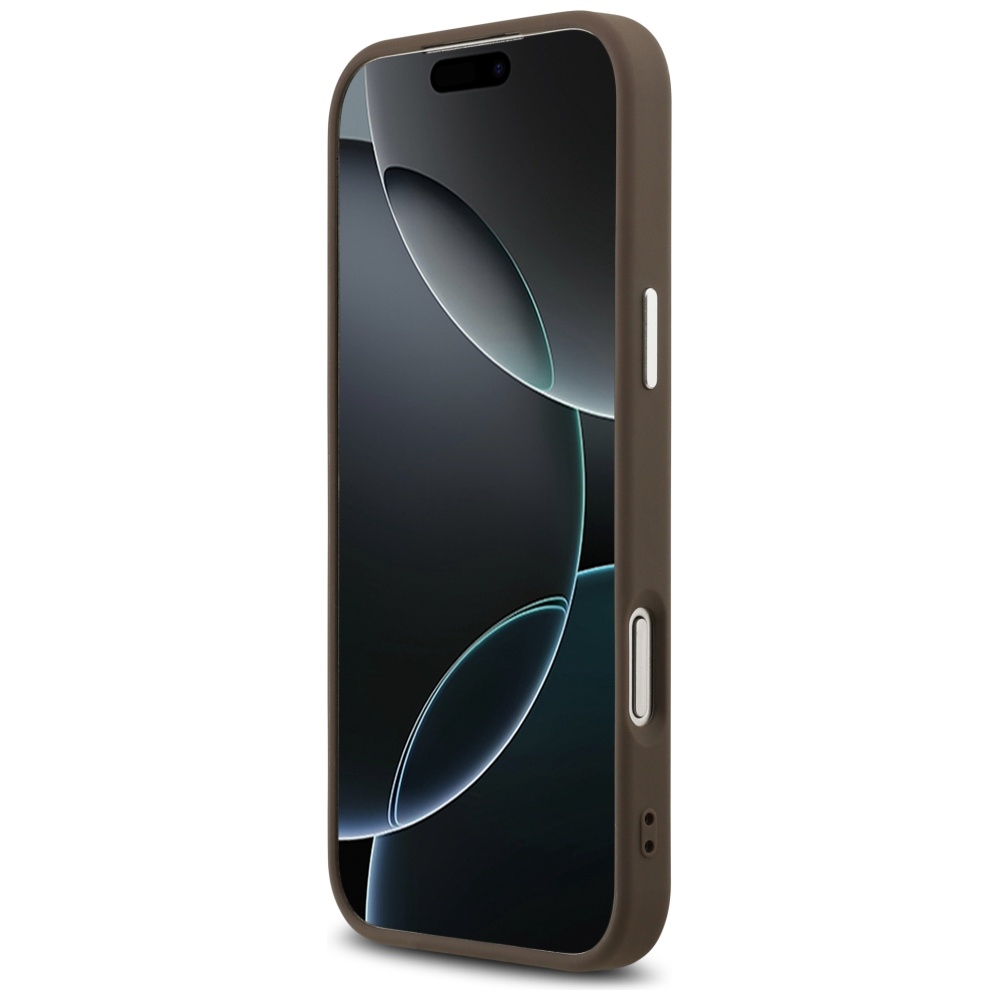 iTok webáruház - Guess Guess 4G Big 4G Classic Logo tok iPhone 17 Pro Max készülékhez, barna (ezüst) 5 Guess 4G Big 4G Classic Logo Case for iPhone 17 Pro Max Brown (ezüst)