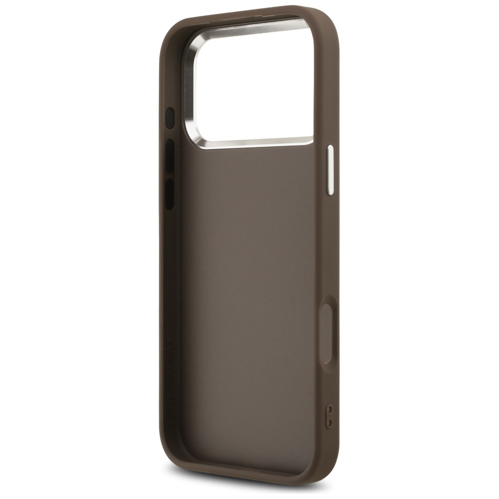 iTok webáruház - Guess Guess 4G Big 4G Classic Logo tok iPhone 17 Pro Max készülékhez, barna (ezüst) 7 Guess 4G Big 4G Classic Logo Case for iPhone 17 Pro Max Brown (ezüst)