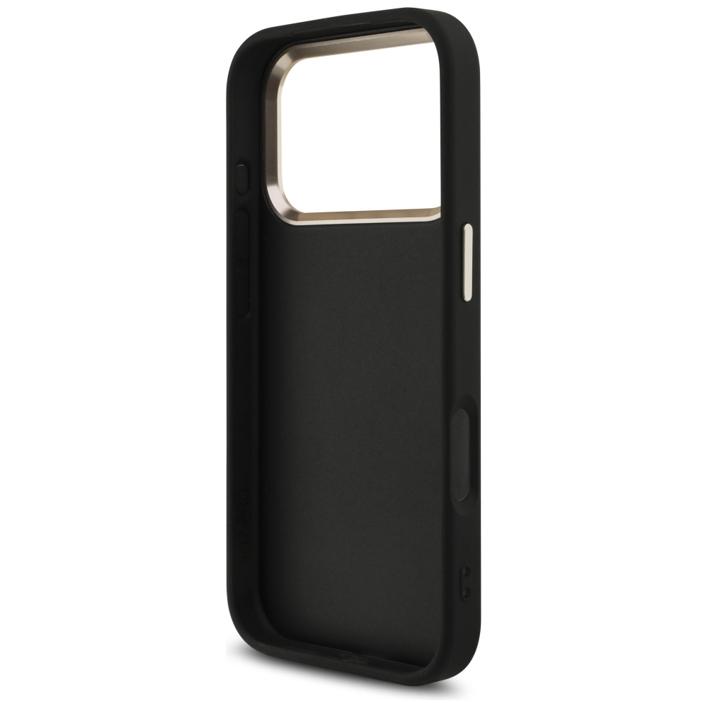 iTok webáruház - Guess Guess 4G Big 4G Classic Logo tok iPhone 17 Pro készülékhez (fekete és arany) 7 Guess 4G Big 4G Classic Logo Case for iPhone 17 Pro (fekete és arany)