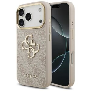 Guess 4G Big 4G Classic Logo tok iPhone 17 Pro készülékhez (rozéarany)