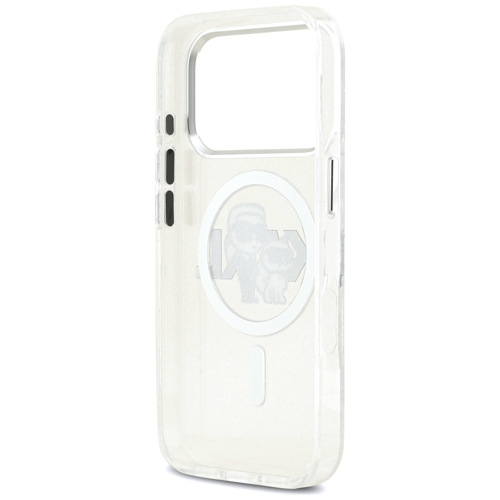 iTok webáruház - Karl Lagerfeld Karl Lagerfeld IML Glitter Karl & Choupette Sketch Logo MagSafe tok iPhone 17 Pro készülékhez (átlátszó) 7 Karl Lagerfeld IML Glitter Karl & Choupette Sketch Logo MagSafe Case for iPhone 17 Pro (átlátszó)