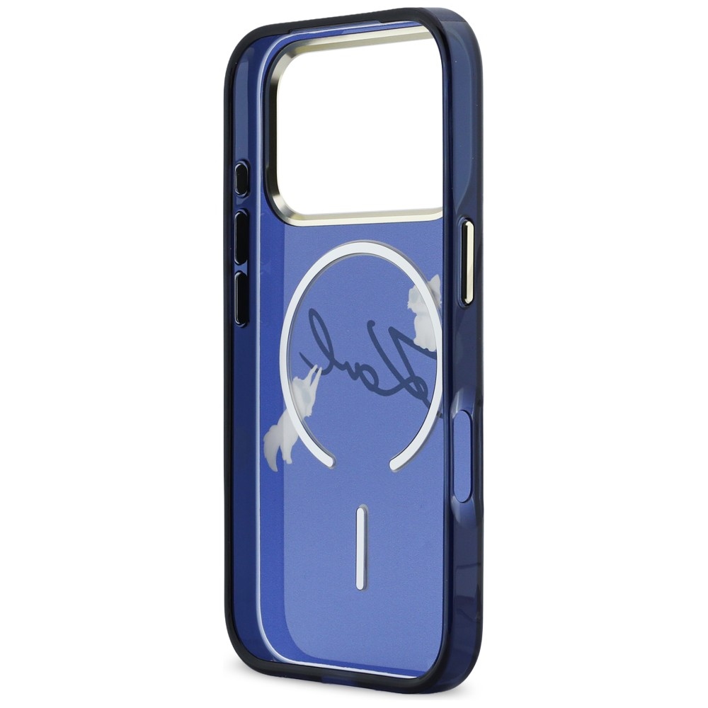 iTok webáruház - Karl Lagerfeld Karl Lagerfeld IML Choupettes Karl Script Logo MagSafe tok iPhone 17 Pro készülékhez (kék) 7 Karl Lagerfeld IML Choupettes Karl Script Logo MagSafe Case for iPhone 17 Pro (kék)