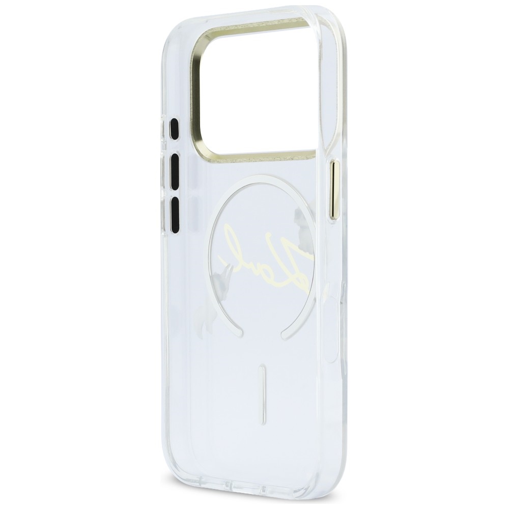 iTok webáruház - Karl Lagerfeld Karl Lagerfeld IML Choupettes Karl Script Logo MagSafe tok iPhone 17 Pro készülékhez (átlátszó) 7 Karl Lagerfeld IML Choupettes Karl Script Logo MagSafe Case for iPhone 17 Pro (átlátszó)