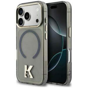 Karl Lagerfeld IML K Head Logo MagSafe tok iPhone 17 Pro Max készülékhez (fekete)
