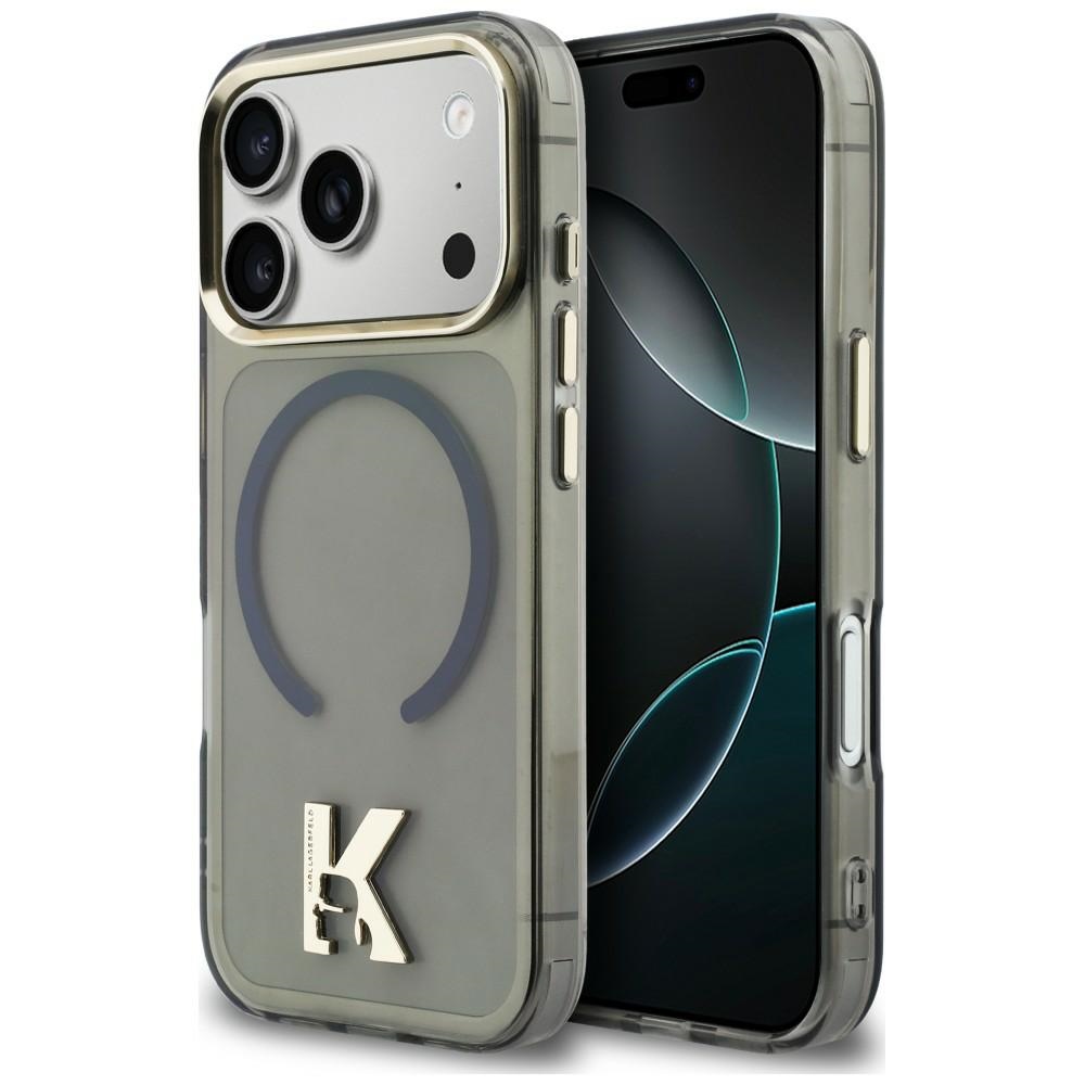 iTok webáruház - Karl Lagerfeld Karl Lagerfeld IML K Head Logo MagSafe tok iPhone 17 Pro Max készülékhez (fekete) 1 Karl Lagerfeld IML K Head Logo MagSafe Case for iPhone 17 Pro Max (fekete)