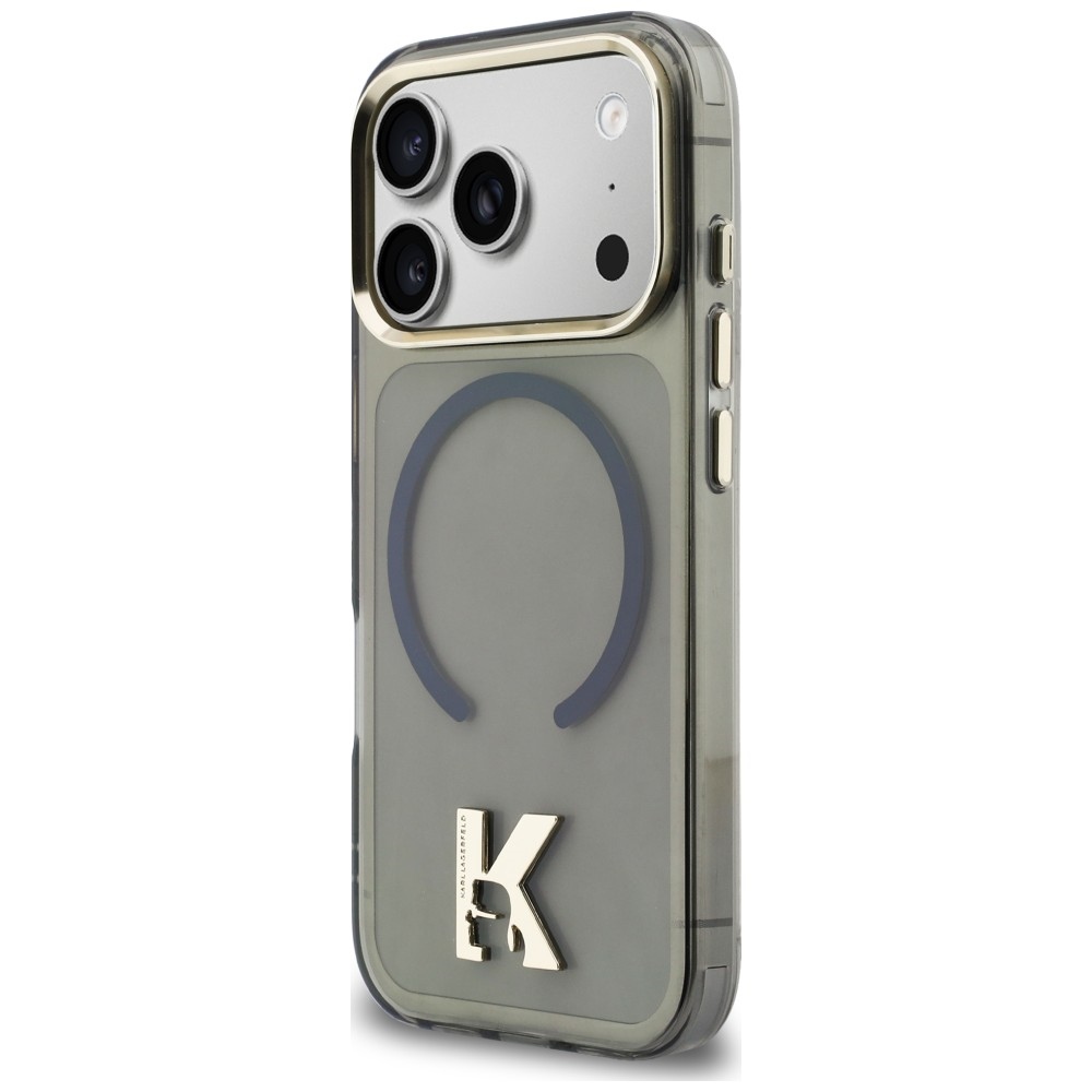 iTok webáruház - Karl Lagerfeld Karl Lagerfeld IML K Head Logo MagSafe tok iPhone 17 Pro Max készülékhez (fekete) 2 Karl Lagerfeld IML K Head Logo MagSafe Case for iPhone 17 Pro Max (fekete)