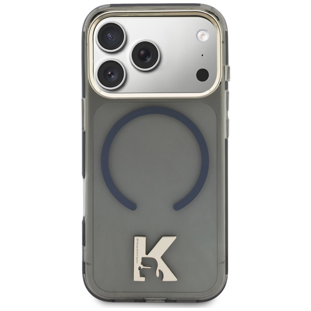 iTok webáruház - Karl Lagerfeld Karl Lagerfeld IML K Head Logo MagSafe tok iPhone 17 Pro Max készülékhez (fekete) 3 Karl Lagerfeld IML K Head Logo MagSafe Case for iPhone 17 Pro Max (fekete)