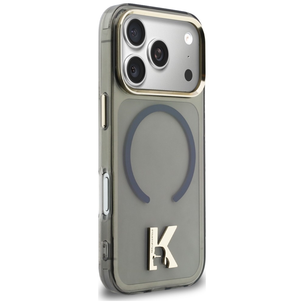 iTok webáruház - Karl Lagerfeld Karl Lagerfeld IML K Head Logo MagSafe tok iPhone 17 Pro Max készülékhez (fekete) 4 Karl Lagerfeld IML K Head Logo MagSafe Case for iPhone 17 Pro Max (fekete)