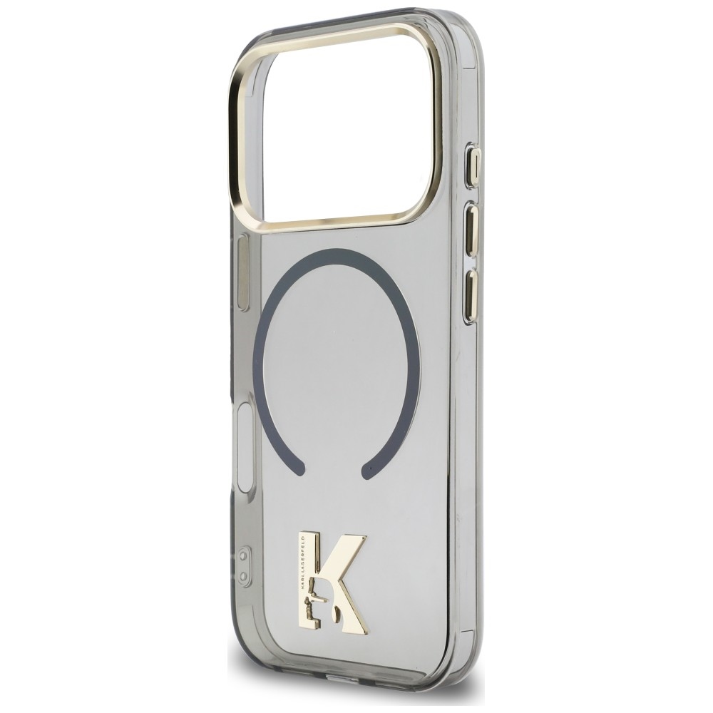 iTok webáruház - Karl Lagerfeld Karl Lagerfeld IML K Head Logo MagSafe tok iPhone 17 Pro Max készülékhez (fekete) 6 Karl Lagerfeld IML K Head Logo MagSafe Case for iPhone 17 Pro Max (fekete)