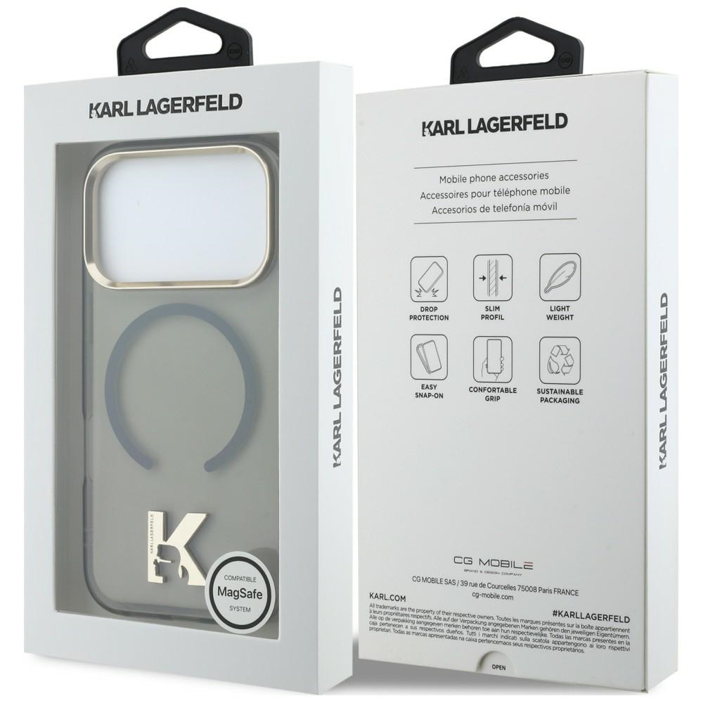 iTok webáruház - Karl Lagerfeld Karl Lagerfeld IML K Head Logo MagSafe tok iPhone 17 Pro Max készülékhez (fekete) 8 Karl Lagerfeld IML K Head Logo MagSafe Case for iPhone 17 Pro Max (fekete)