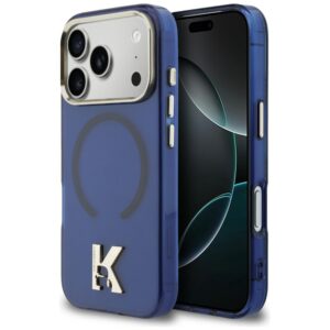 Karl Lagerfeld IML K Head Logo MagSafe tok iPhone 17 Pro Max készülékhez (kék)