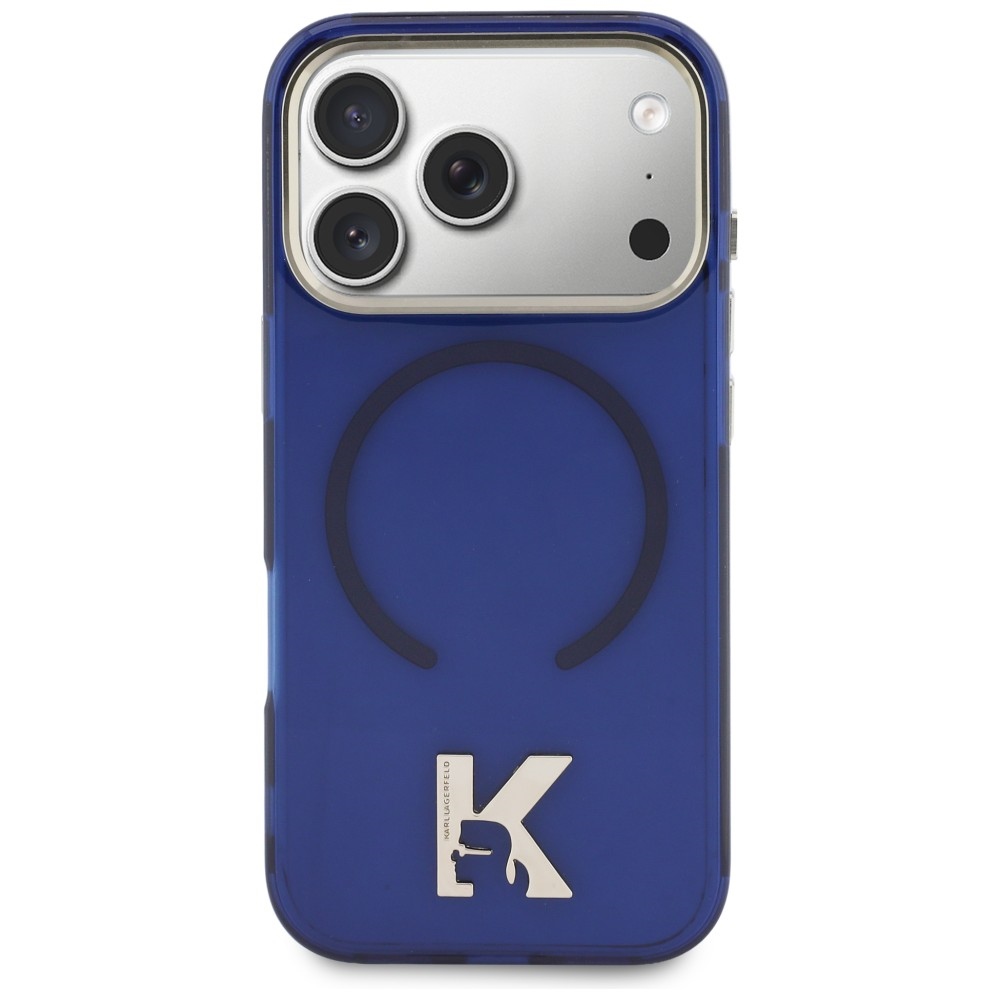 iTok webáruház - Karl Lagerfeld Karl Lagerfeld IML K Head Logo MagSafe tok iPhone 17 Pro Max készülékhez (kék) 3 Karl Lagerfeld IML K Head Logo MagSafe Case for iPhone 17 Pro Max (kék)