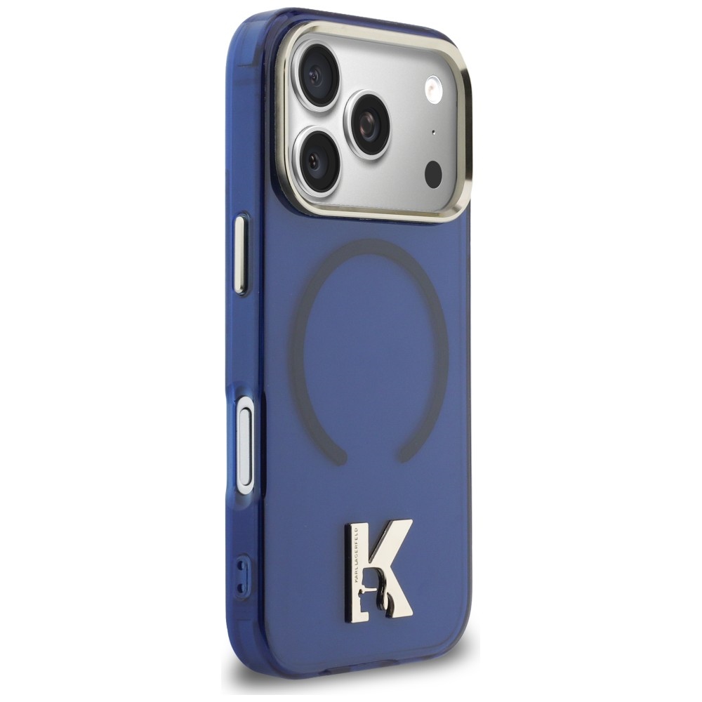 iTok webáruház - Karl Lagerfeld Karl Lagerfeld IML K Head Logo MagSafe tok iPhone 17 Pro Max készülékhez (kék) 4 Karl Lagerfeld IML K Head Logo MagSafe Case for iPhone 17 Pro Max (kék)